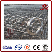 Dust collector bag filter cages spraying plastic filter bag cage